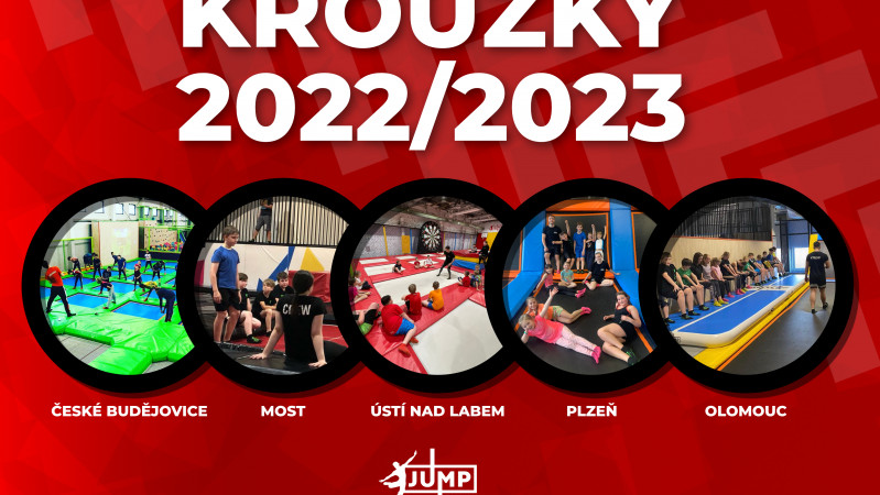 Pravidelné kroužky JUMP AKADEMIE - sézóna 2022/2023