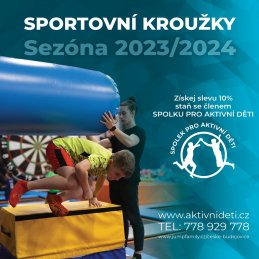 Nové sportovní kroužky - sezóna 2023/2024